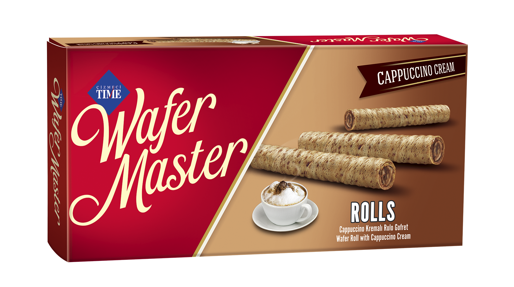 Cappuccino Kremalı Rulo Gofret