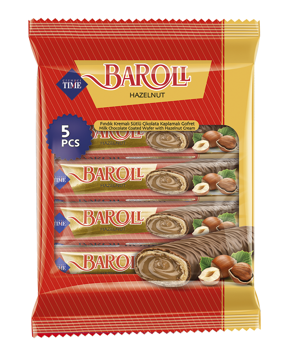 Baroll Kaplamalı Rulo Gofret