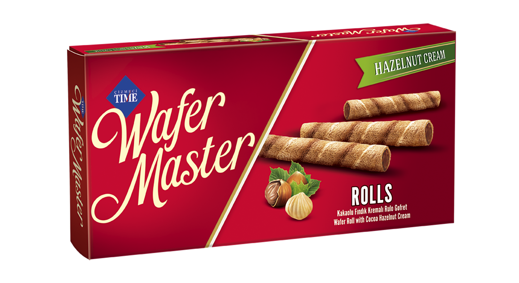 Wafer Master Rolls Rulo Gofret - Karton Kutu