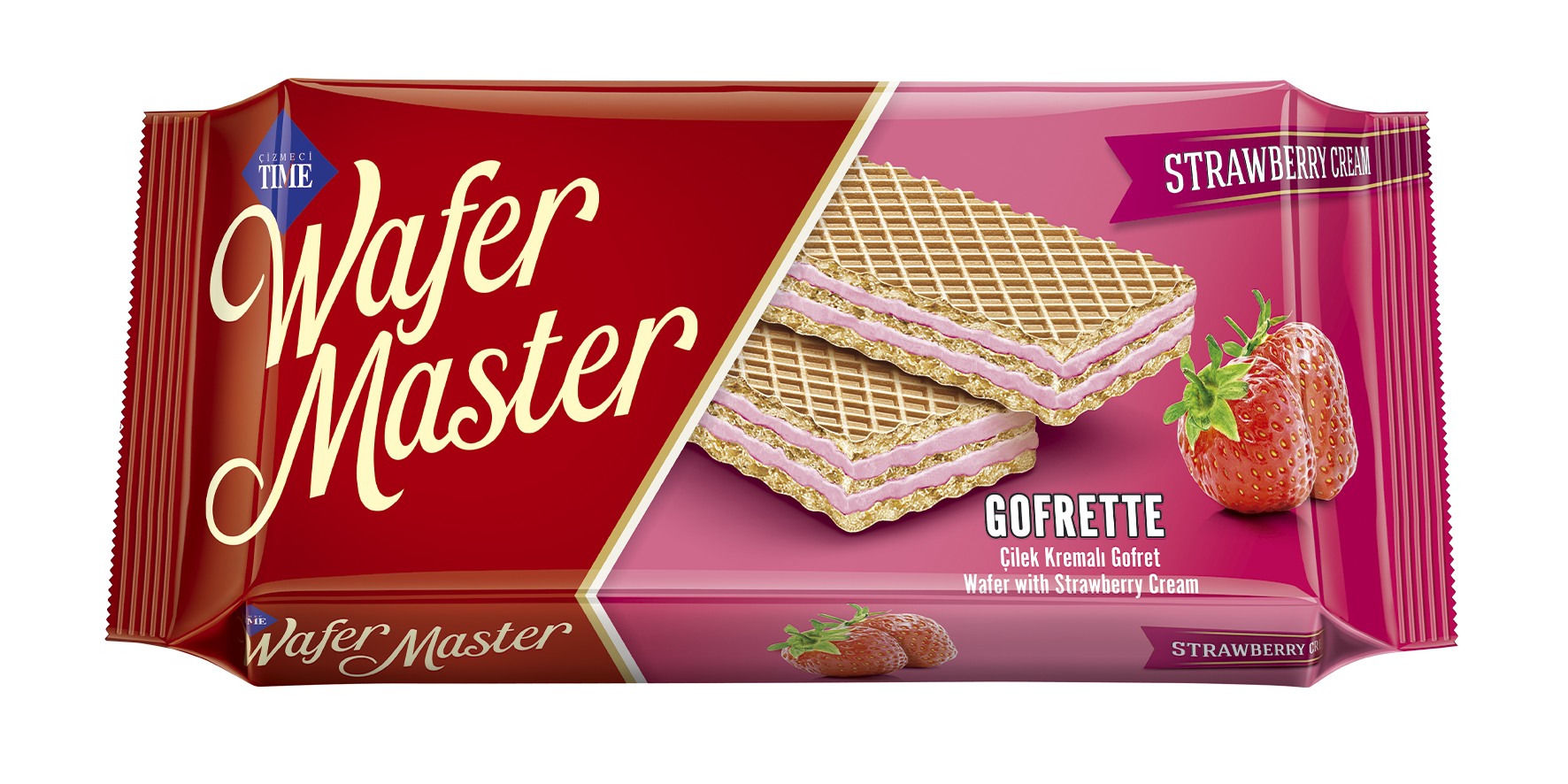 Çilek Kremalı Gofret