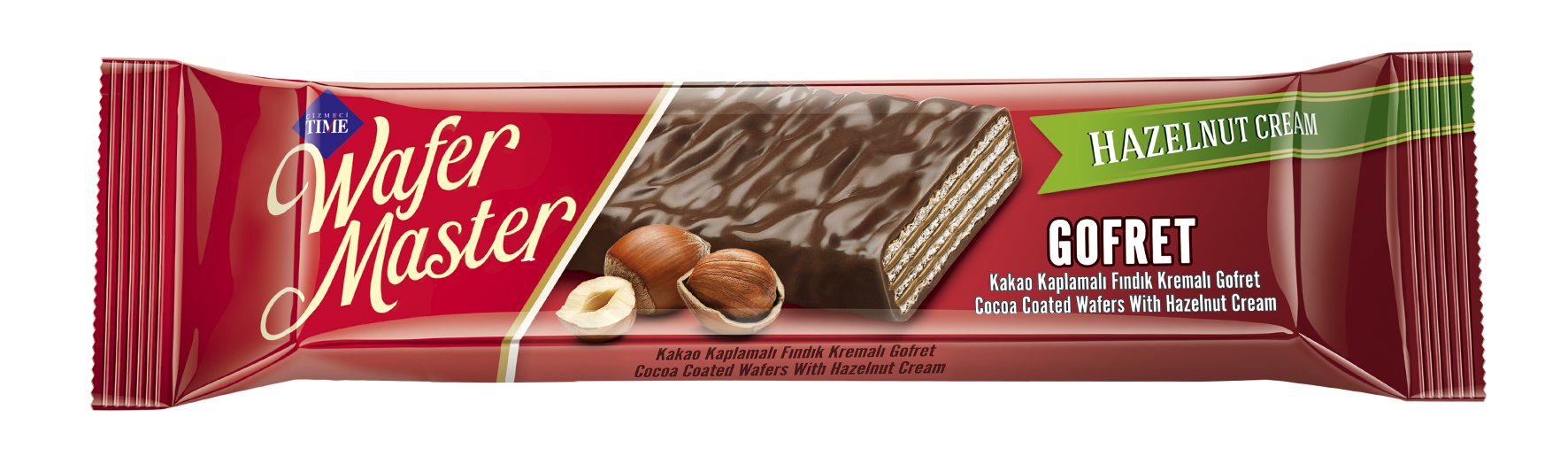 Kakao Kaplamalı Fındık Kremalı Gofret