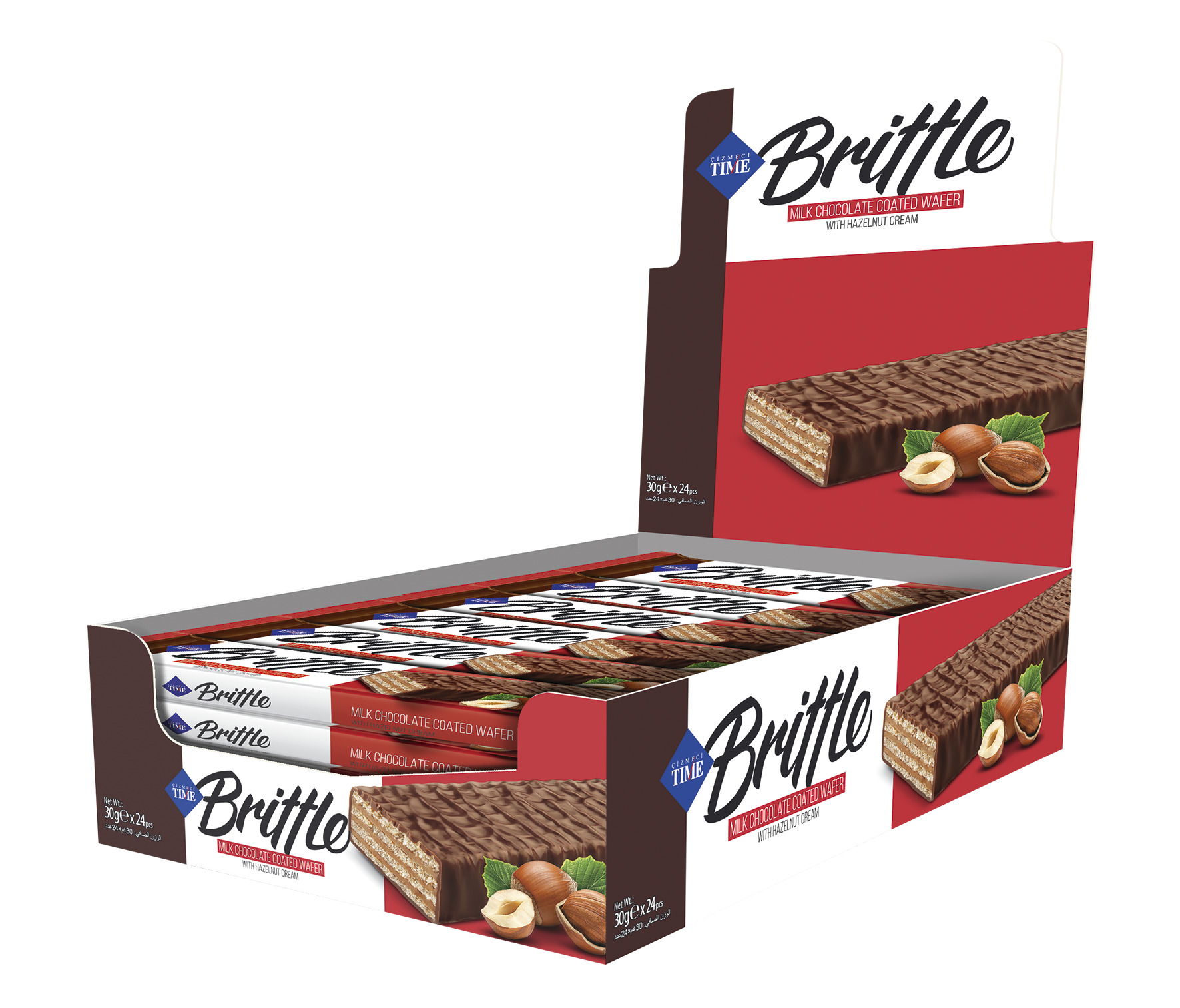 Brittle Kaplamalı Yaprak Gofret