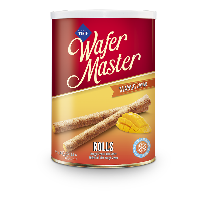 Wafer Master Mango Kremalı Rulo Gofret 400g