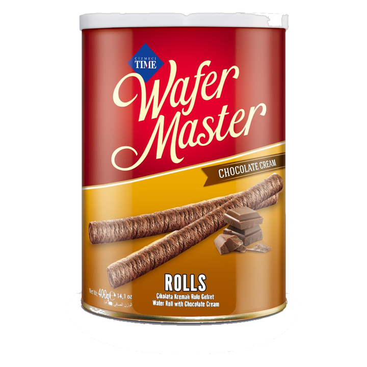 Wafer Master Çikolata Kremalı Rulo Gofret 400g