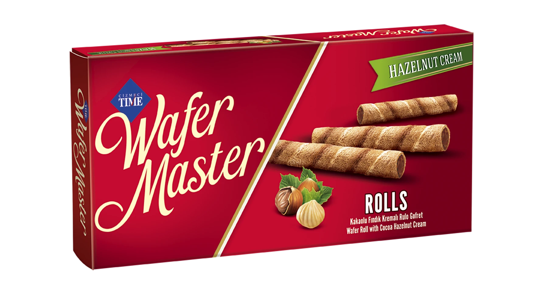 Wafer Master Kakaolu Fındık Kremalı Rulo Gofret 65g