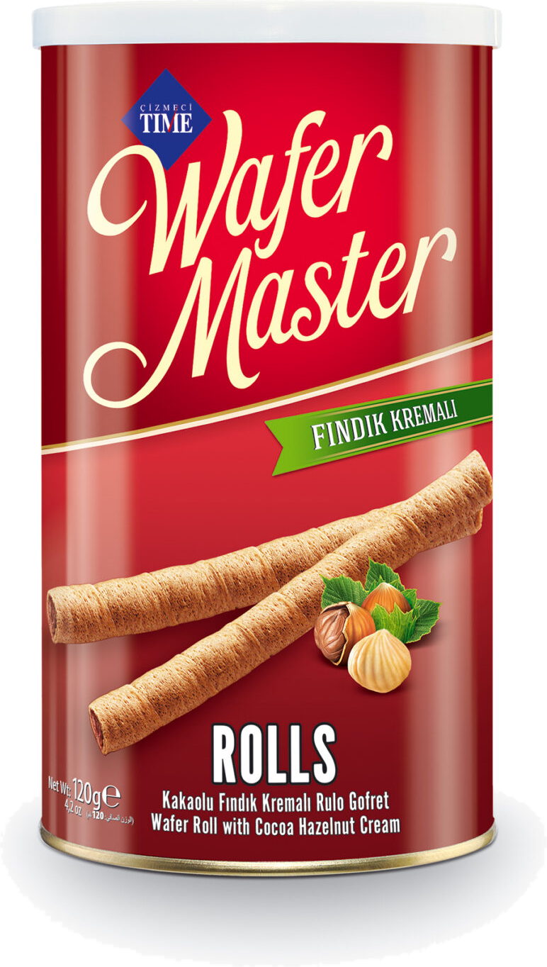 Wafer Master Rolls Rulo Gofret - Teneke