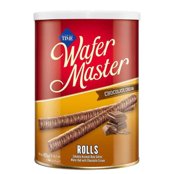Wafer Master Çikolata Kremalı Rulo Gofret 400g